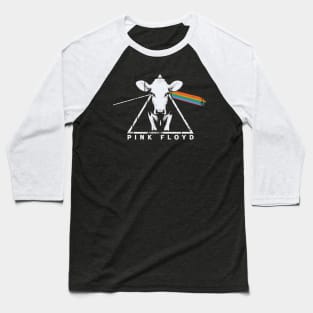 Pink Floyd Cow Fan Design Baseball T-Shirt